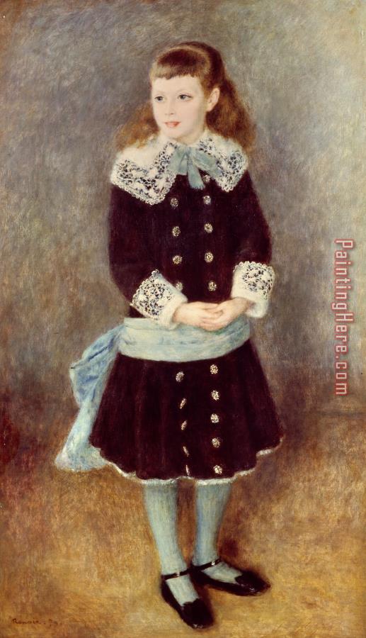 Pierre Auguste Renoir Portrait Of Martha Berard